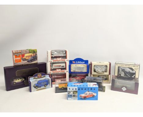 A collection of models including Fisherman's Friend Diecast Model Collection, Oxford Die-Cast, etc 