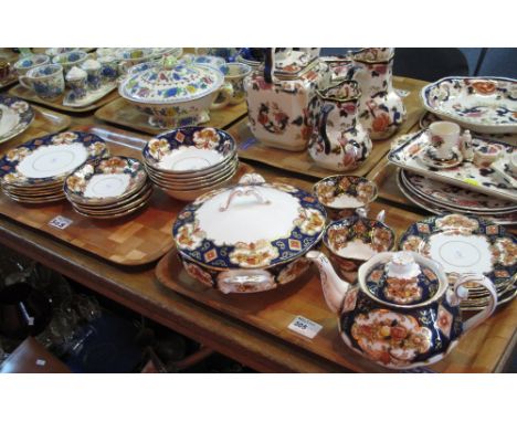 Four trays of Royal Albert china heirloom tea and dinner ware items comprising; tea pot, cups, saucers, milk jug, sucrier, tu