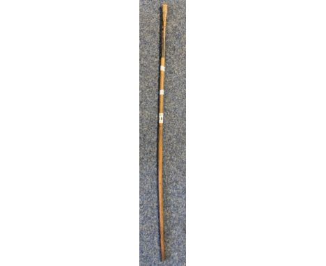 Royal engineers swagger stick with George V cypher.