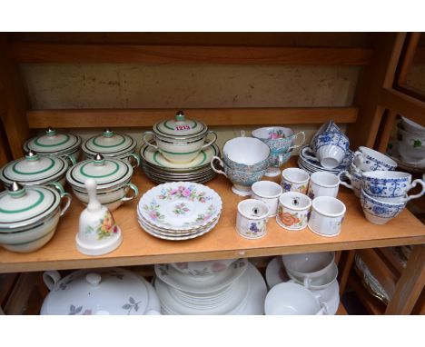 A Spode 'Royal Jasmin' part breakfast set; together with other teawares.