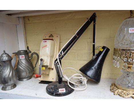 An old Herbert Terry anglepoise lamp.