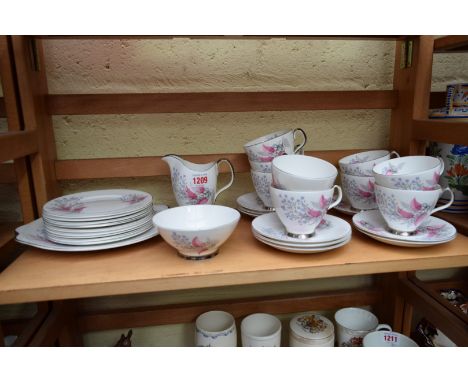 A Royal Albert 'Fancy Free' pattern part tea service.
