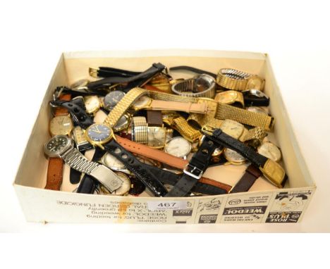 Forty gents wristwatches, automatic, manual winding and quartz examples, makers including Rotary, Buren, Avia, Cyma, Oris, Ro