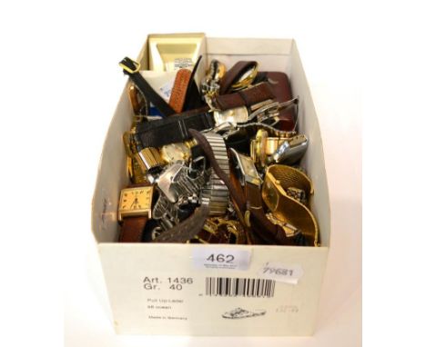 Sixty gents and ladies wristwatches, automatic, manual winding and quartz examples, makers including Tissot, Nivada, Rotary, 