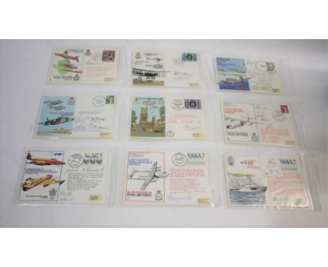 SIGNED FIRST DAY COVERS - AVIATION INTEREST an interesting large collection of aviation related signed First Day Covers, incl