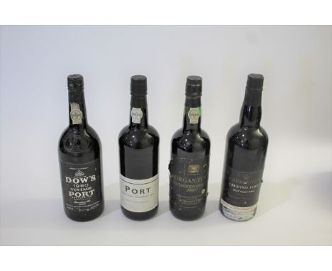 VINTAGE PORT: DOWS 1980, one bottle; together with Churchill's Crusted Port, bottled 1986, one bottle; Morgan Furze Vintage C