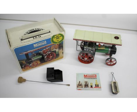 MAMOD STEAM ENGINE - BOXED a Mamod Steam Tractor, with it's original box and with accessories.