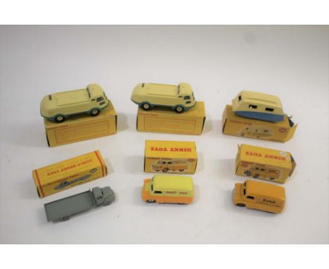 BOXED DINKY TOYS including French Dinky 596 LMV Road Sweeper (2), 482 Bedford Van Dinky Toys, 066 Bedford Flat Truck (Dublo),