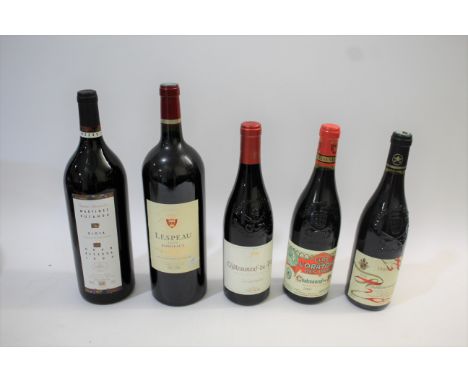 WINE: CHATEAUNEUF-DU-PAPE, Clos de L'Oratoire des Papes, 2001, Domaine Coulon, 1998 and La Lauvigniere, 2010, three bottles, 