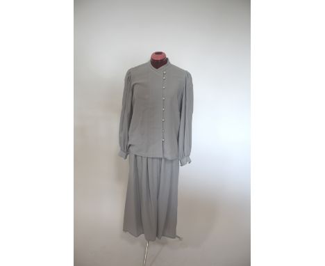 FRANK USHER &amp; VINTAGE CLOTHING including a Oliver James for Frank Usher matching blouse and skirt, UK 36 and pure wool. A