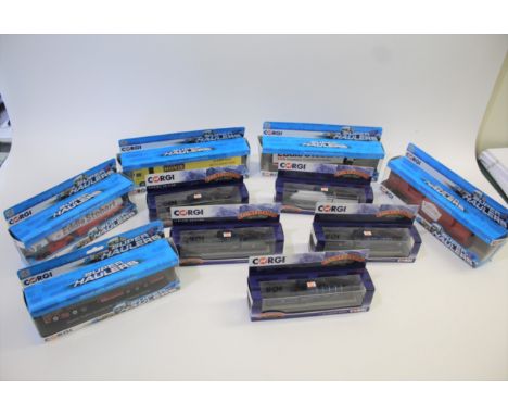 CORGI BOXED MODELS including 5 boxed Corgi Rail Legends models, Robin Hood 70038, Trigo 60084, Tornado 60163, Nunney Castle 5