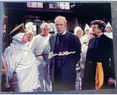 Dads Army Frank Williams signed 10 x 8 inch colour photo. English actor, best known for playing Reverend Timothy Farthing in 