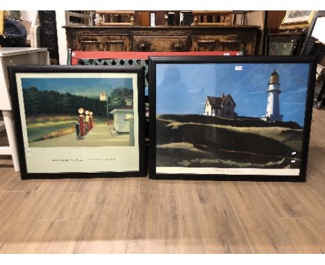 2 EDWARD HOPPER PRINTS