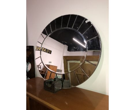 MODERN OVAL MIRROR