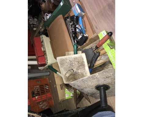 2 BOXES OF TOOLS & FIXINGS