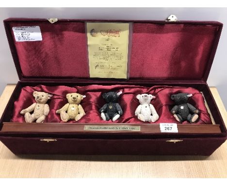 STEIFF BRITISH COLLECTORS SET 1989-93 BY ENESCO - NO. 942/1500 (2001)