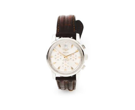 LONGINESConquest model with ref. noL1.641.4 Automatic mechanical movement with chronograph function and date at 12h. Stainles