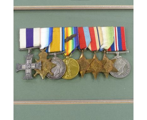 A Great War and World War II Military Cross group of 8 medals to Major/Lt Col H Foxton Royal Army Medical Corps, comprising M