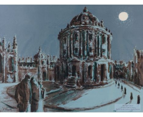 Richard Guyatt, lithograph, Radcliffe Camera 1956, image 15" x 20", unframed 