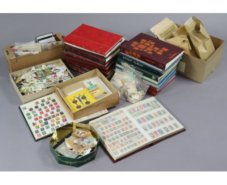 A comprehensive collection of GB, Commonwealth, &amp; foreign stamps in sixteen albums/stock-books, loose sorted into envelop