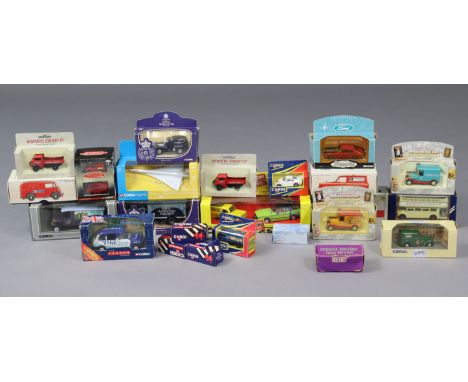 A Corgi “Only Fools And Horses” die-cast box set; a ditto scale model “Concorde”; &amp; twenty-three various other Corgi die-