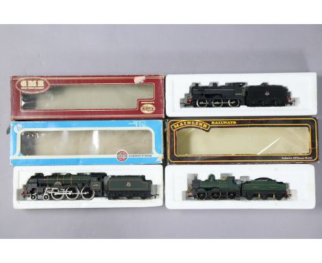 A Mainline railways “00” gauge scale model of G.W.R 0-6-0 2301 class locomotive; &amp; two Airfix railway’s “00” guage scale 