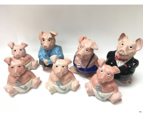 Wade piggy banks, postage category D- NO RESERVE
