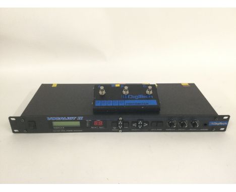 A Digitech Vocalist II vocal processor with footswitch and manual. Shipping category D.