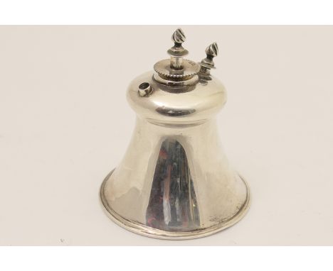 Mappin & Webb silver capstan table lighter, London 1911, 8.5cm, weight approx. 82g (2.64 troy ozs)