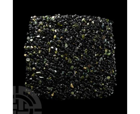 The colour ranging from light to dark green.  516 grams total, 5-13 mm (1/4 - 1/2 in.).Ex Mineral Imports, London, UK. Gregor