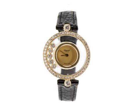 Chopard Happy DiamondsQuartz, Gehäuse-Nr. 282536 4103 | Ref.-Nr. 20/3926, Gehäuse 750 Gelbgold, punziert, Lünette, Zifferblat