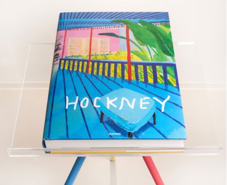David Hockney (1937 Bradford/Vereinigtes Königreich) (F)'A Bigger Book', Hardcover, 498 Seiten, 13 Ausklappseiten, limitierte