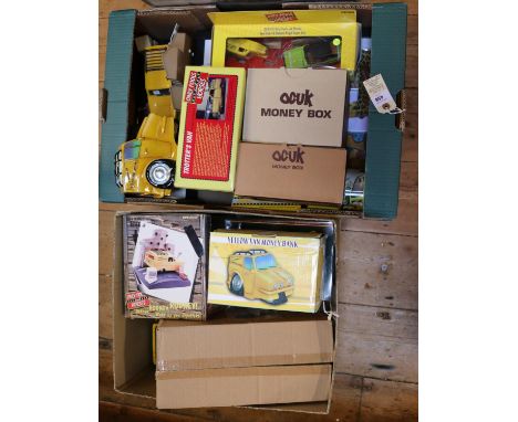 A collection of various BBC TV 'Only Fools and Horses' memorabilia. Including 10 large scale models of the Reliant Regal van,