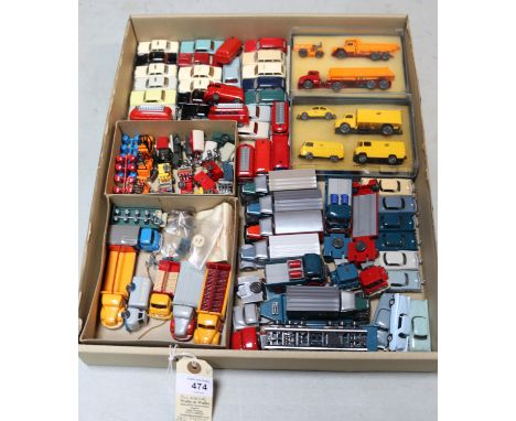 50+ Wiking HO scale plastic vehicles, it includes some early examples, Coca Cola trucks, 2 small trucks one with service of t