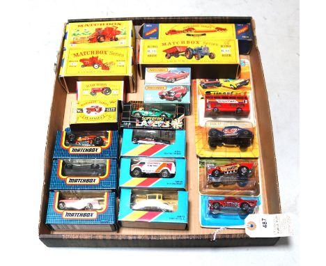 19 Matchbox models, Lot includes, major pack M-5 combine harvester, model play worn, M-5 combine harvester, K-11, K-4, King s