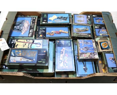 60 Verlinden productions military related resin model kits. Made in Belgium. Contains figures in 1:35 scale and vehicles in 1
