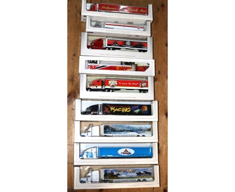 14 Speccast, Norscot Gearbox American Trucks. Tractor units include Peterbilt, Freightliner and Volvo. Liveries include GULF,