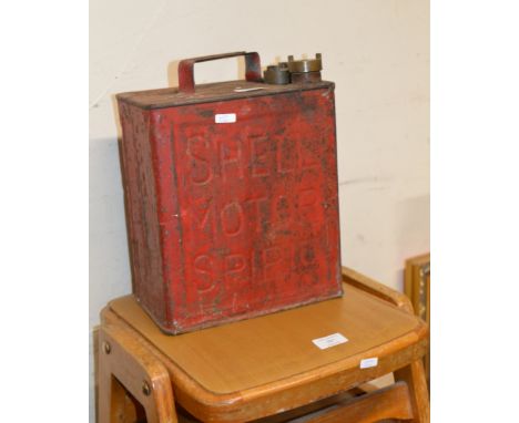 VINTAGE SHELL OIL CAN     