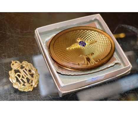 RAF POWDER COMPACT &amp; BADGE     