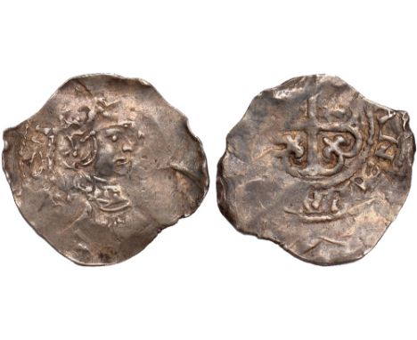 British Coins, Stephen (1135-1154), penny, ‘Watford’ type (BMC. I), Northampton, Paen, crowned bust r., holding sceptre, rev.