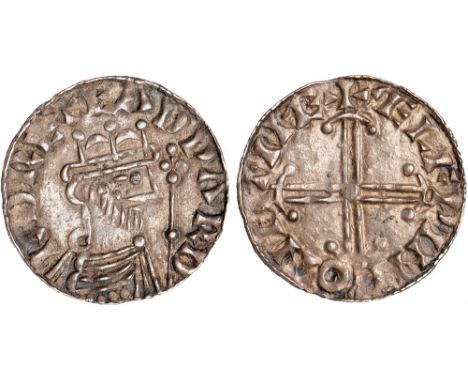 British Coins, Edward the Confessor, penny, hammer cross type (1059-1062), Northampton, Ælfwine, crowned bust r. with sceptre