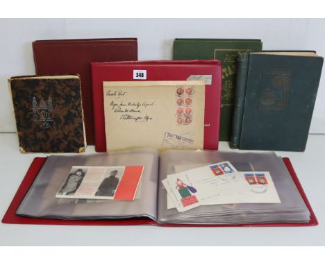 A collection of G B &amp; foreign stamps in four albums; &amp; a collection of sixty-three First Day Covers, mostly G B 1960’