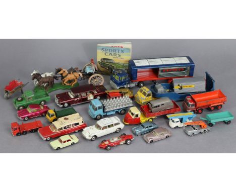 Twenty-four various die-cast scale models by Corgi, Dinky, &amp; others, all unboxed.