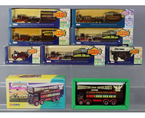 A Corgi Classics Limited Edition Showman’s Range Anderton &amp; Rowlands Atkinson Open Pole Truck Set (No. 27801); &amp; seve