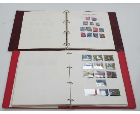 Stamps; A Collection of Great Britain Stamps, housed in two albums ranging from early Queen Victoria to 1989. The collection 