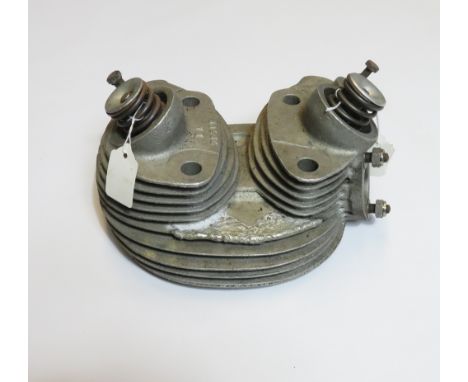 VINCENT MOTORCYCLE PARTS,&nbsp;ENGINE HEAD, PART NUMBER ET22F, SOME REPAIR
