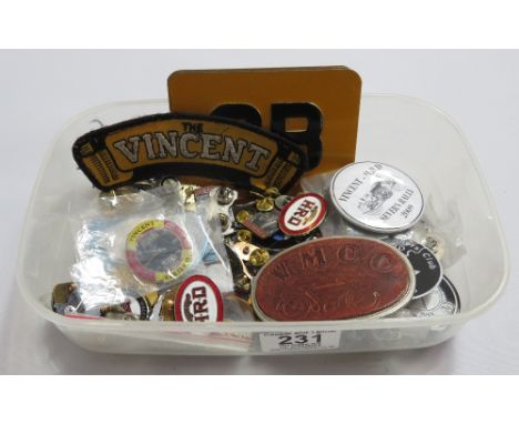 QUANTITY OF MOTORCYCLE THEAMED ENAMEL PIN BADGES
