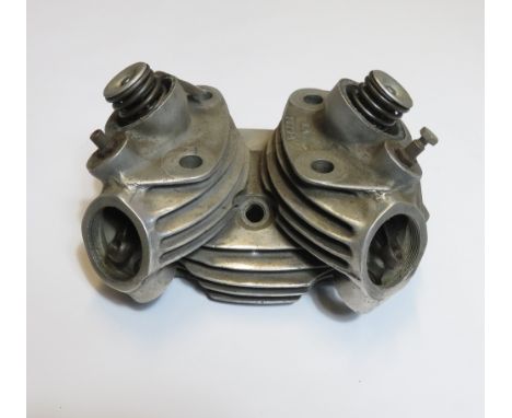 VINCENT MOTORCYCLE PARTS,&nbsp;ENGINE HEAD COMPLETE WITH VALVES &amp; SPRINGS, PART ET22F