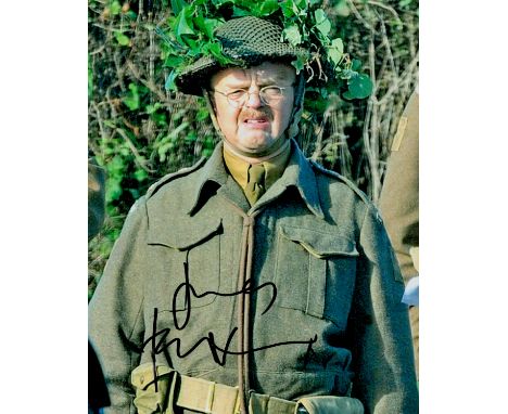 Toby Jones signed 10x8 inch Dads Army colour photo. Good condition. All autographs come with a Certificate of Authenticity. W