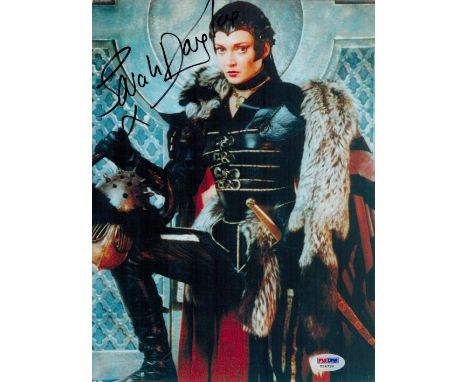 Sarah Douglas signed Superman 10x8 inch colour photo. Good condition. All autographs come with a Certificate of Authenticity.